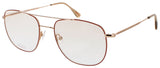 ANDY WOLF 4741 Frame ROSEGOLD RED Lens DEMO