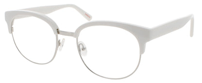 ANDY WOLF 4576 Frame WHITE SILVER Lens DEMO