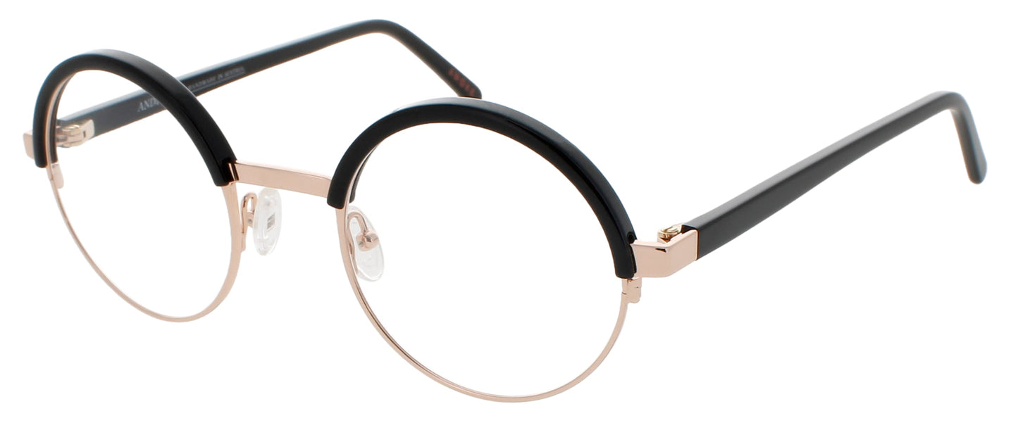 ANDY WOLF 4577 Frame BLACK ROSE GOLD Lens DEMO