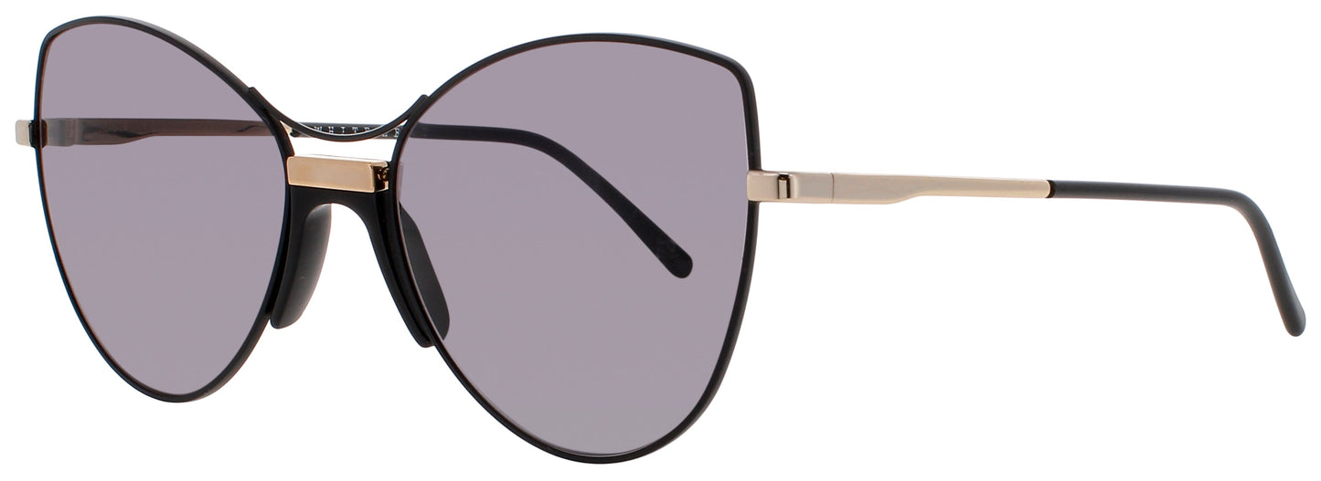 ANDY WOLF NIMAH  Frame BLACK/GOLD Lens SMOKE