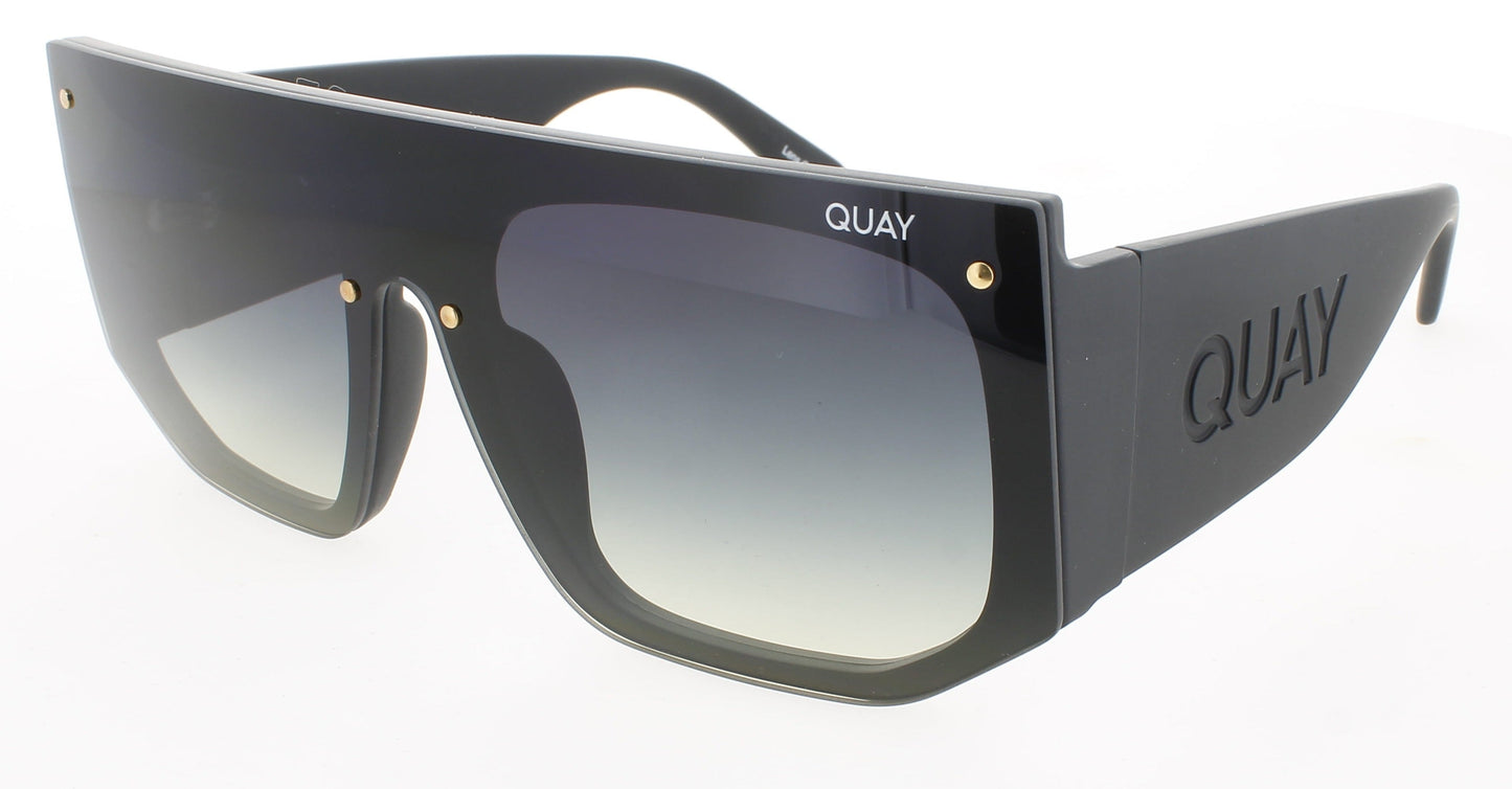 QUAY FULLY BOOKED Frame BLACK Lens SMOKE GREEN