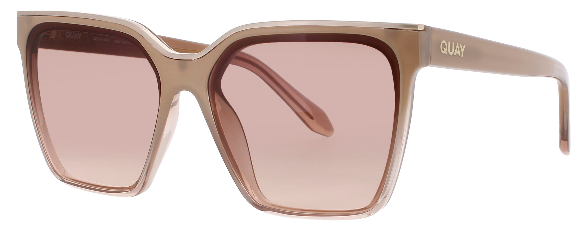 QUAY LEVEL UP Frame CHAMOMILE Lens DARK FAWN