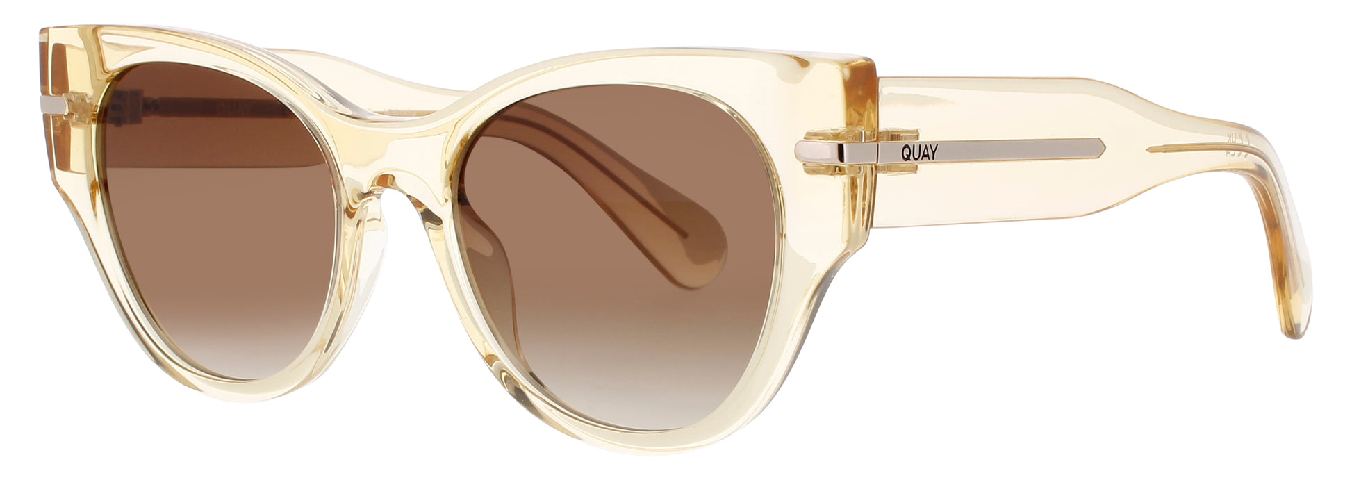 QUAY CHIT CHAT Frame DARK FOREST Lens BROWN