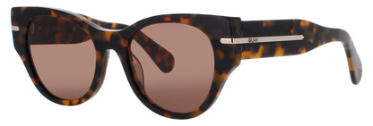 QUAY CHIT CHAT Frame PEANUT BUTTLER TORTOISE Lens BROWN
