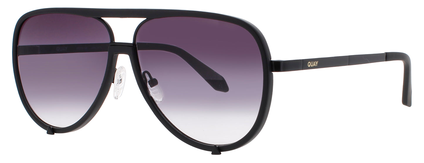 QUAY HIGH PROFILE Frame MATTE BLACK Lens BLACKFADE