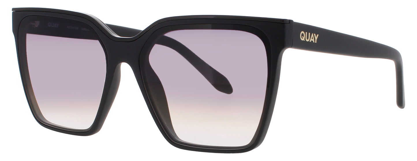 QUAY LEVEL UP Frame MATTE BLACK Lens DUSK / POPPY