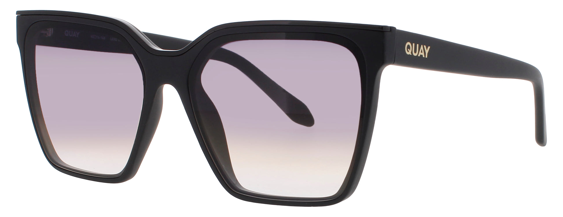 QUAY LEVEL UP Frame MATTE BLACK Lens DUSK / POPPY