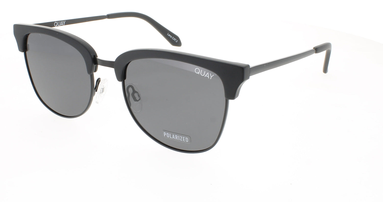 QUAY EVASIVE RX Frame BLACK Lens SMOKE