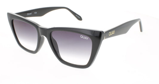 QUAY CALL THE SHOTS RX Frame BLACK Lens SMOKE