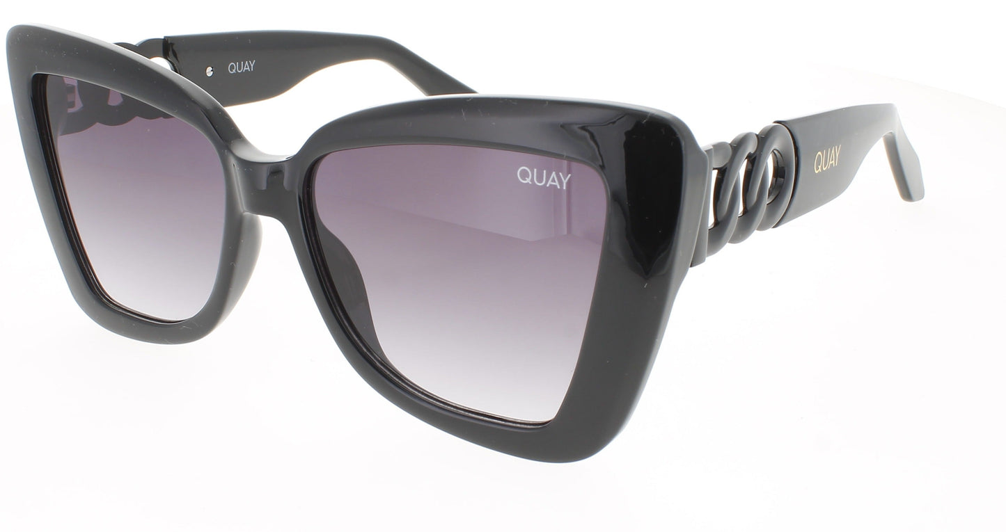 QUAY CHAIN REACTION RX Frame BLACK Lens SMOKE