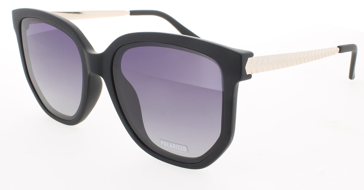 QUAY COFFEE RUN Frame BLACK Lens SMOKE POLARIZED