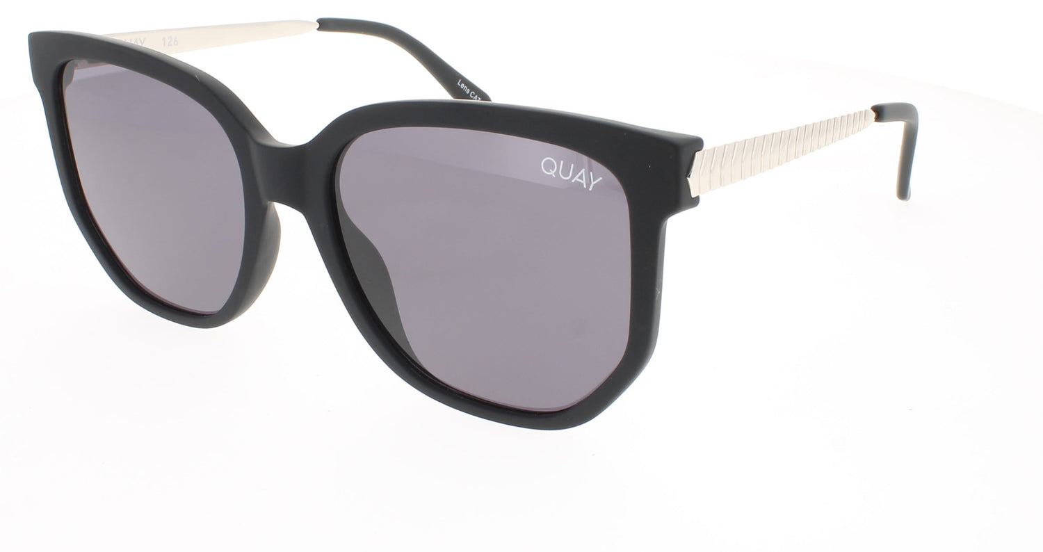 QUAY COFFEE RUN RX Frame BLACK Lens SMOKE