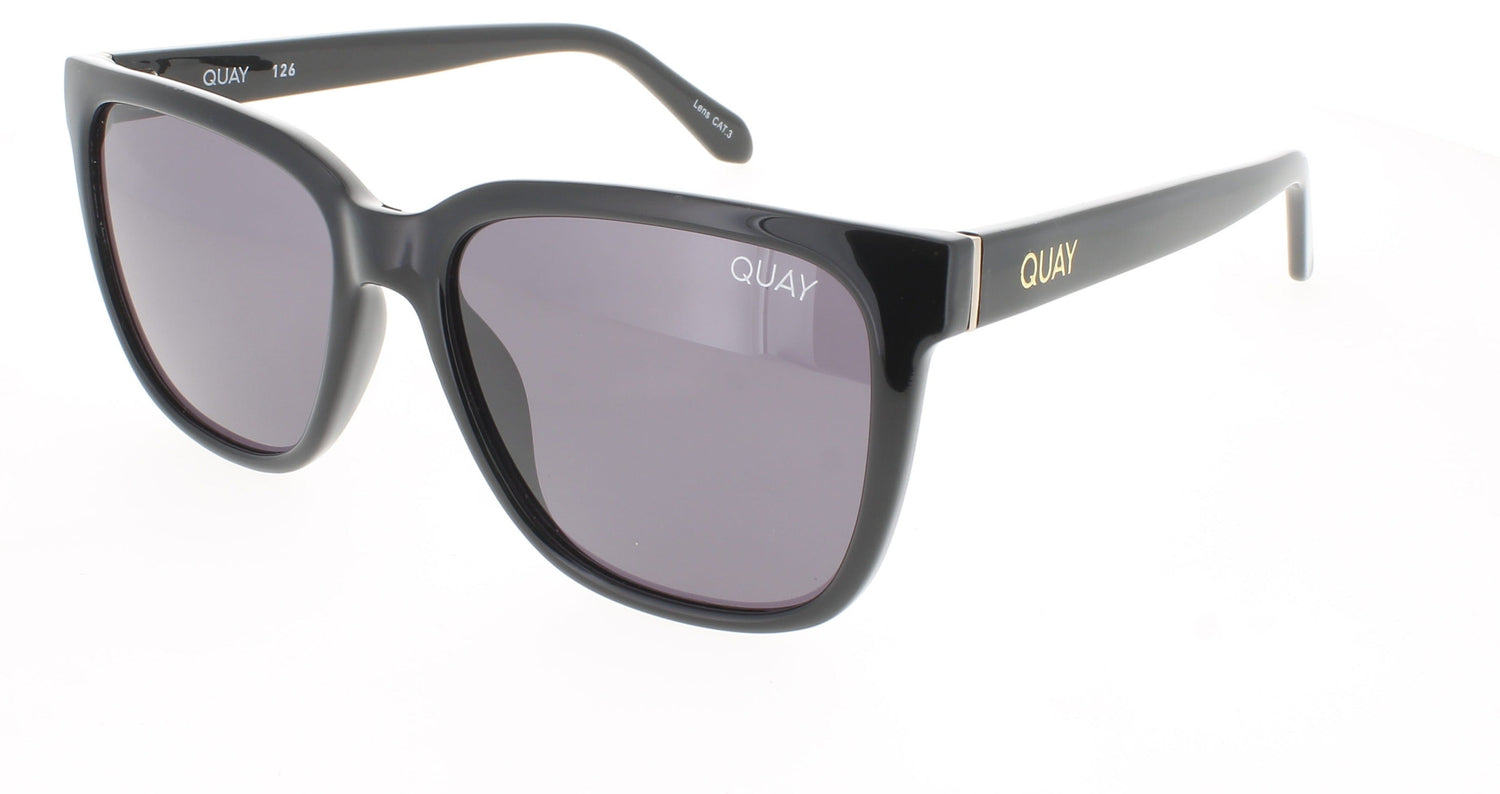 QUAY WIRED OVERSIZED Frame BLACK Lens SMOKE