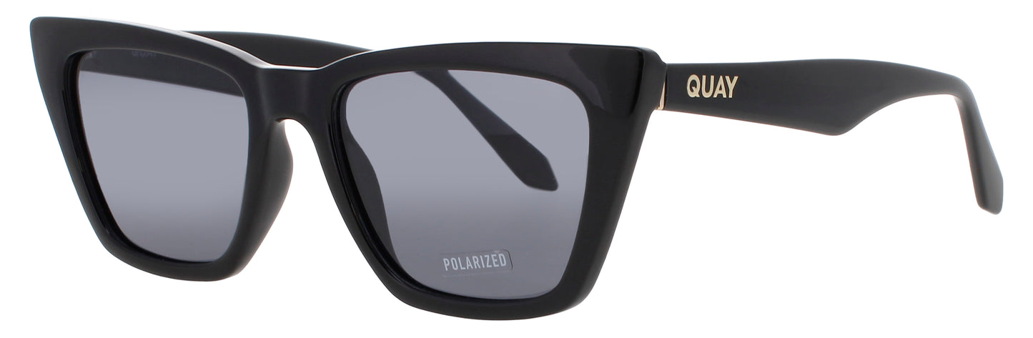 QUAY CALL THE SHOTS Frame BLACK Lens SMOKE/POLORIZED
