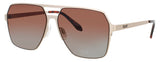 QUAY BACKSTAGE PASS Frame GOLD Lens BROWN GRADIENT POLARIZED