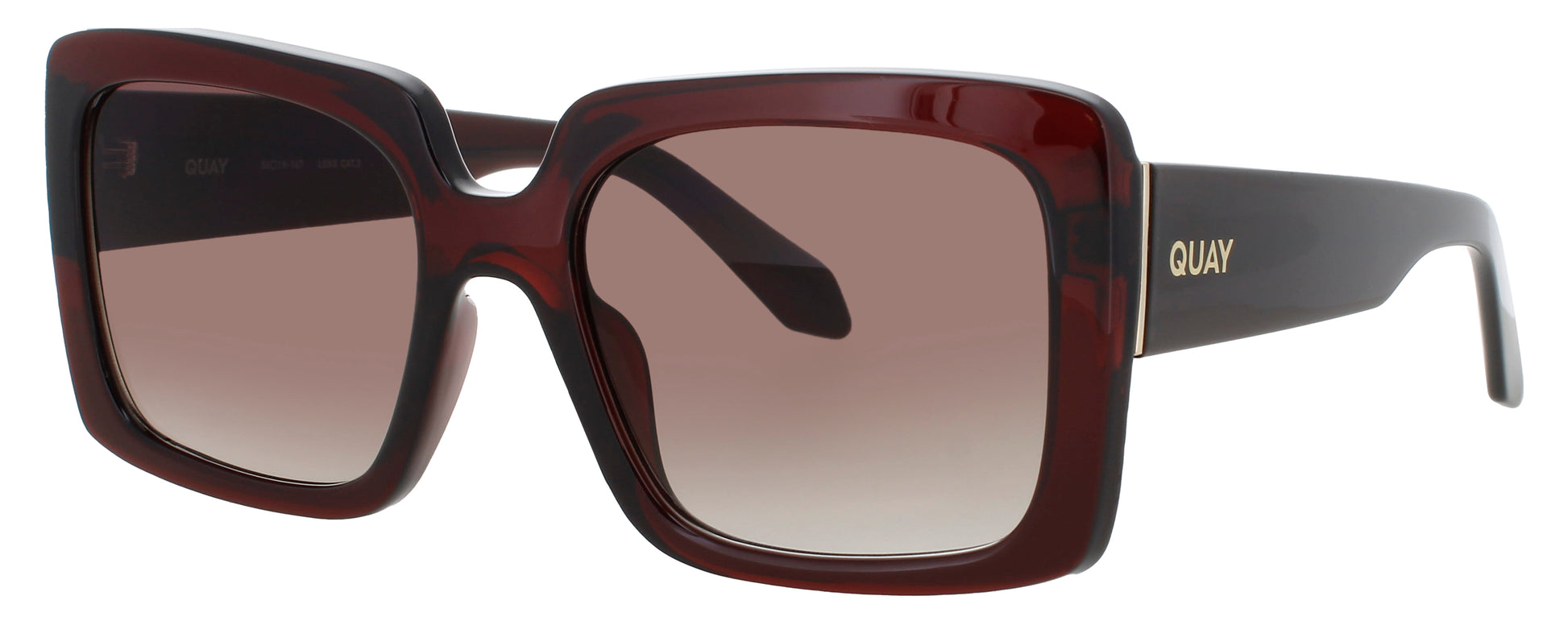 QUAY TOTAL VIBE Frame BROWN Lens BROWN TINT