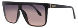 QUAY NIGHTFALL MEDIUM Frame BLACK Lens BLACK/CORAL