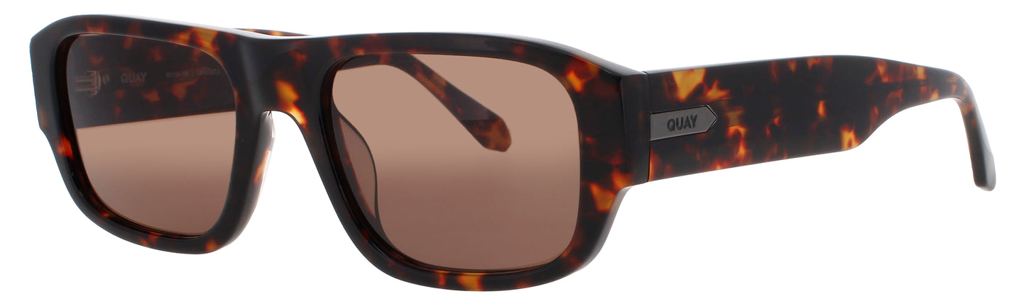 QUAY NIGHT CAP Frame DARK TORTOISE Lens BROWN