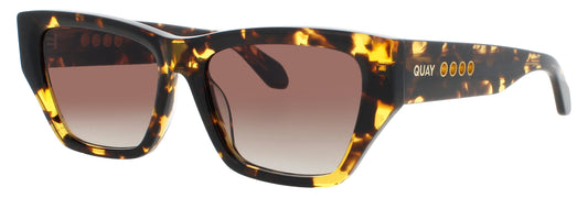 QUAY NO APOLOGIES Frame YELLOW TORTOISE Lens BROWN GRADIENT