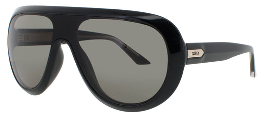 QUAY SET LIST Frame SHINY BLACK / GOLD Lens SMOKE