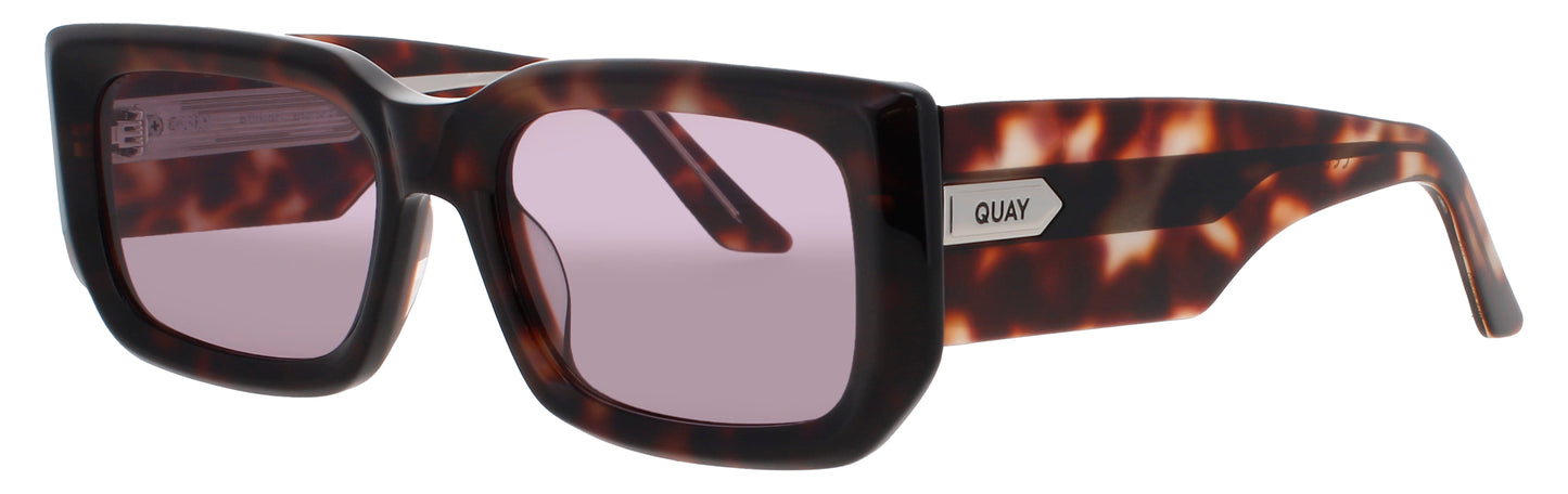 QUAY TELL ME MORE Frame HAZEL TORTOISE Lens AMETHYST
