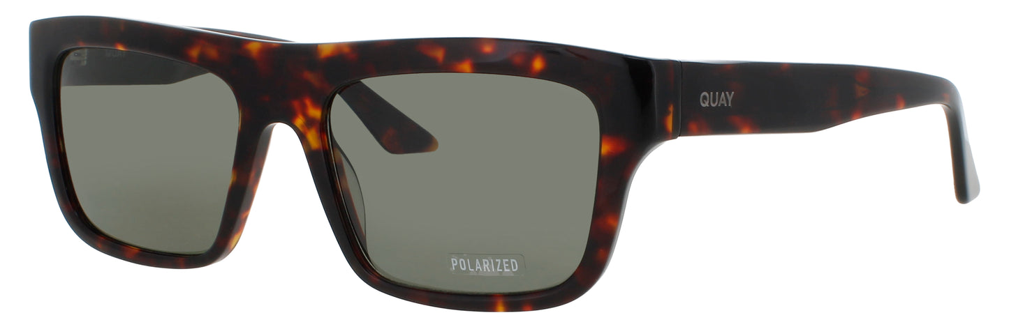 QUAY DEALERS CHOICE Frame DARK TORTOISE Lens GREEN POLARIZED