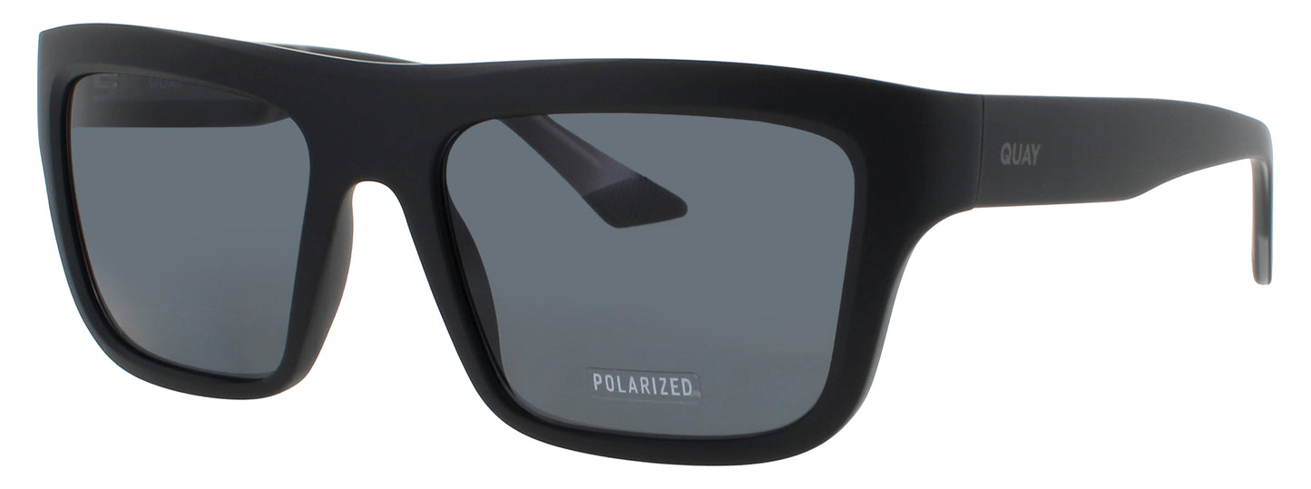 QUAY DEALERS CHOICE Frame MATTE BLACK Lens GREY POLARIZED