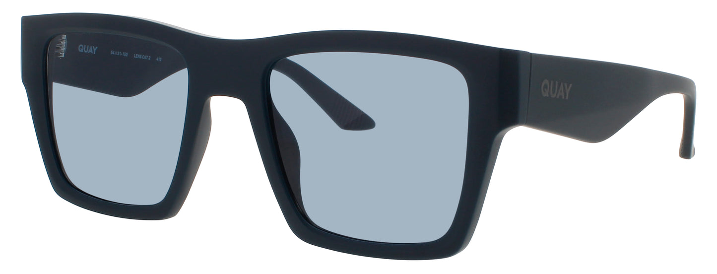 QUAY FAST LANE Frame MATTE NAVY Lens BLUE TINT