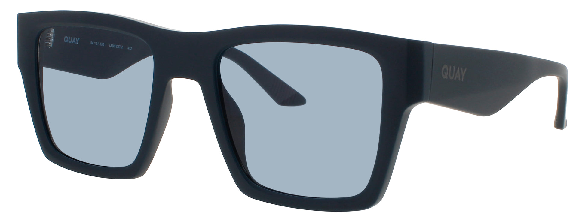 QUAY FAST LANE Frame MATTE NAVY Lens BLUE TINT