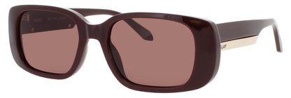 QUAY KARMA Frame BURGUNDY / SILVER Lens BROWN TINT