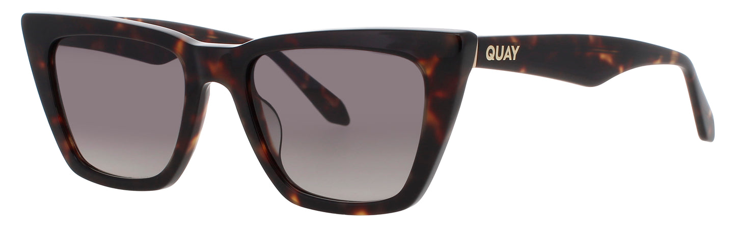 QUAY CALL THE SHOTS Frame DARK TORTOISE Lens SMOKE/TRANSPARENT