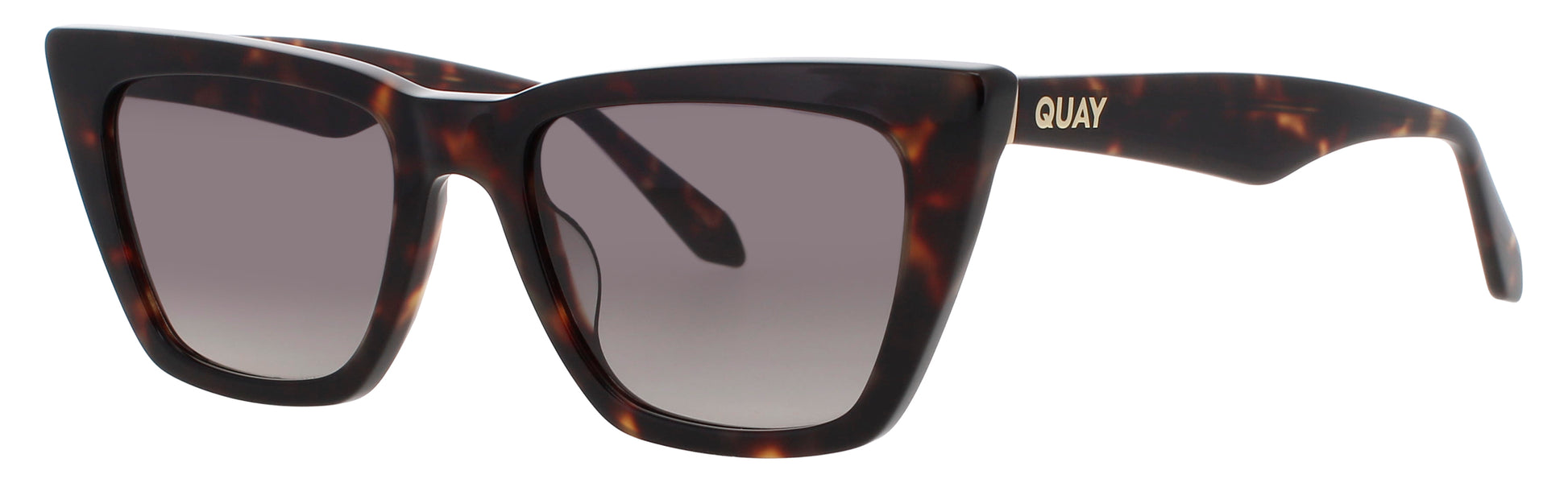 QUAY CALL THE SHOTS Frame DARK TORTOISE Lens SMOKE/TRANSPARENT