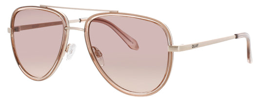 QUAY ALL IN MEDIUM Frame DOE Lens BROWN FAWN