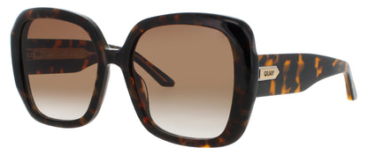 QUAY FULL GLAM Frame SHINY TORTOISE Lens BROWN GRADIENT