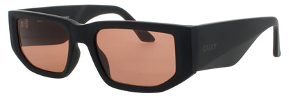 QUAY GOOD TIME Frame MATTE BLACK Lens BROWN TINT