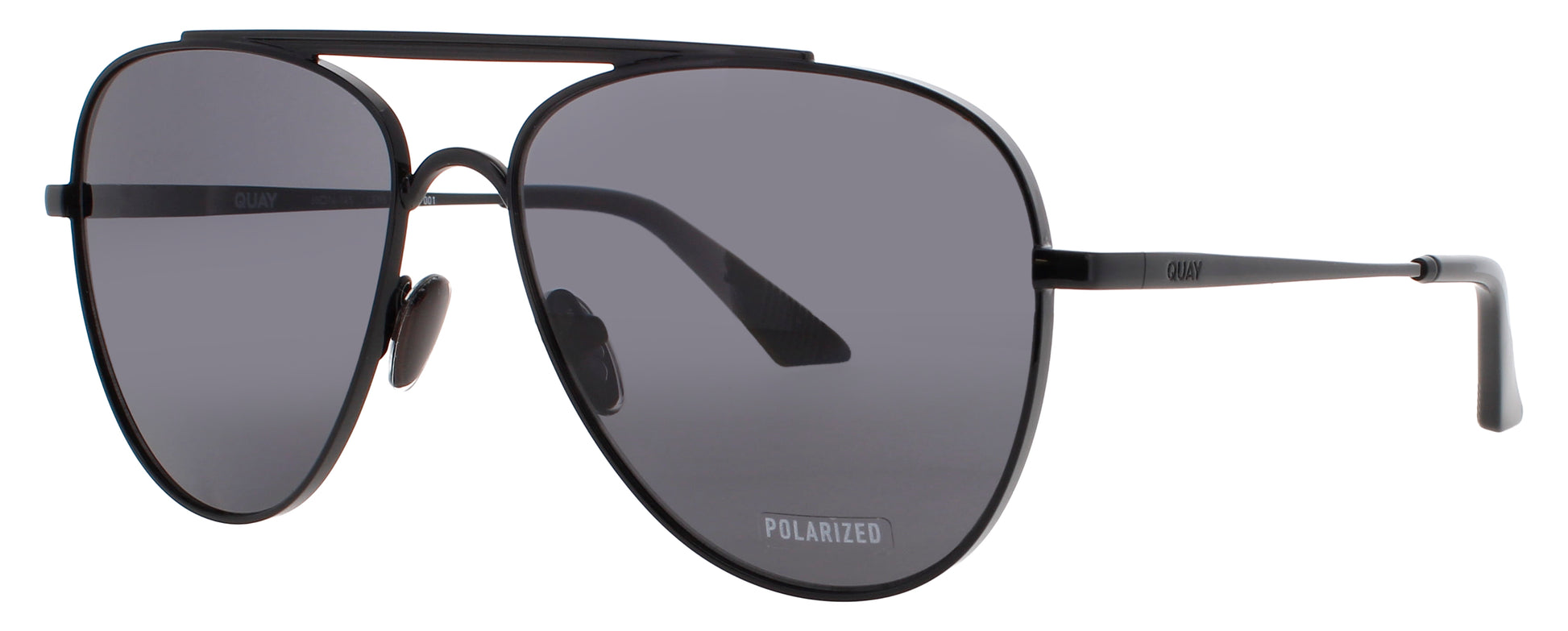 QUAY FREE FALL Frame BLACK Lens SMOKE/POLORIZED