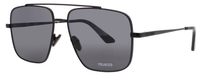 QUAY LEVEL OUT Frame BLACK Lens BLACK POLORIZED