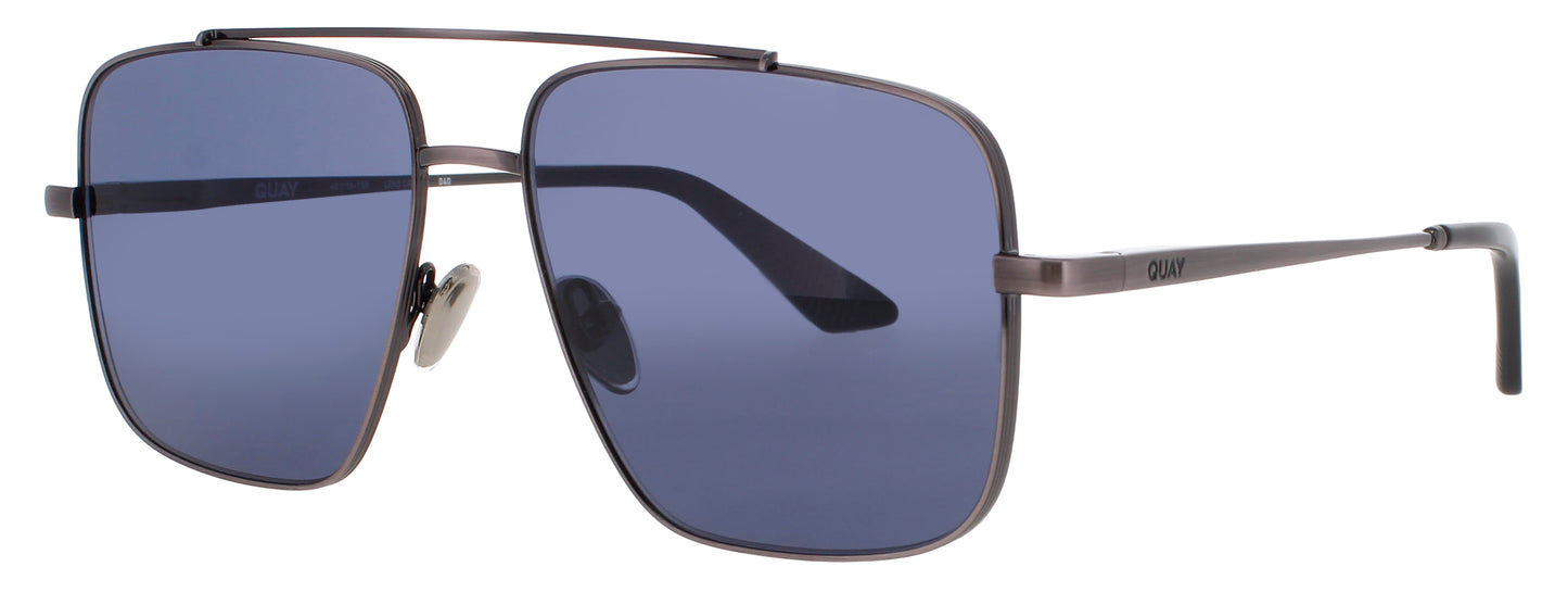 QUAY LEVEL OUT Frame BURGUNDY METAL Lens NAVY