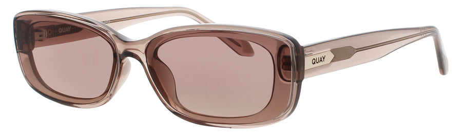 QUAY VIBE CHECK Frame DOE Lens BROWN FAWN