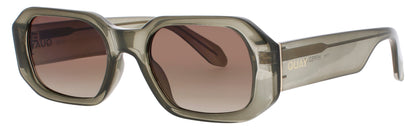 QUAY HYPED UP Frame JADE Lens BROWN