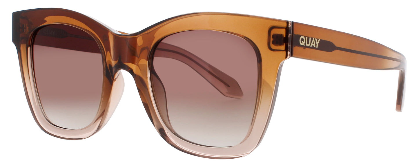 QUAY AFTER HOURS Frame COFFEE / DOE Lens BROWN