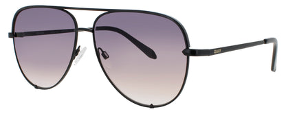 QUAY HIGH KEY Frame SHINY BLACK Lens PURPLE  TO BROWN GRADIENT