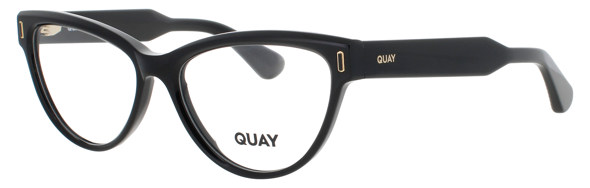 QUAY SO SHY RX Frame BLACK Lens DEMO