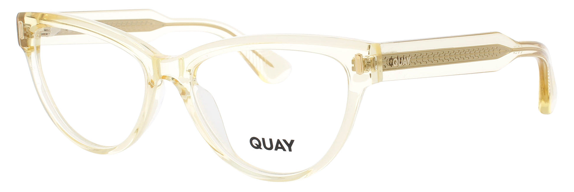 QUAY SO SHY RX Frame CRYSTAL DAFFODIL Lens DEMO