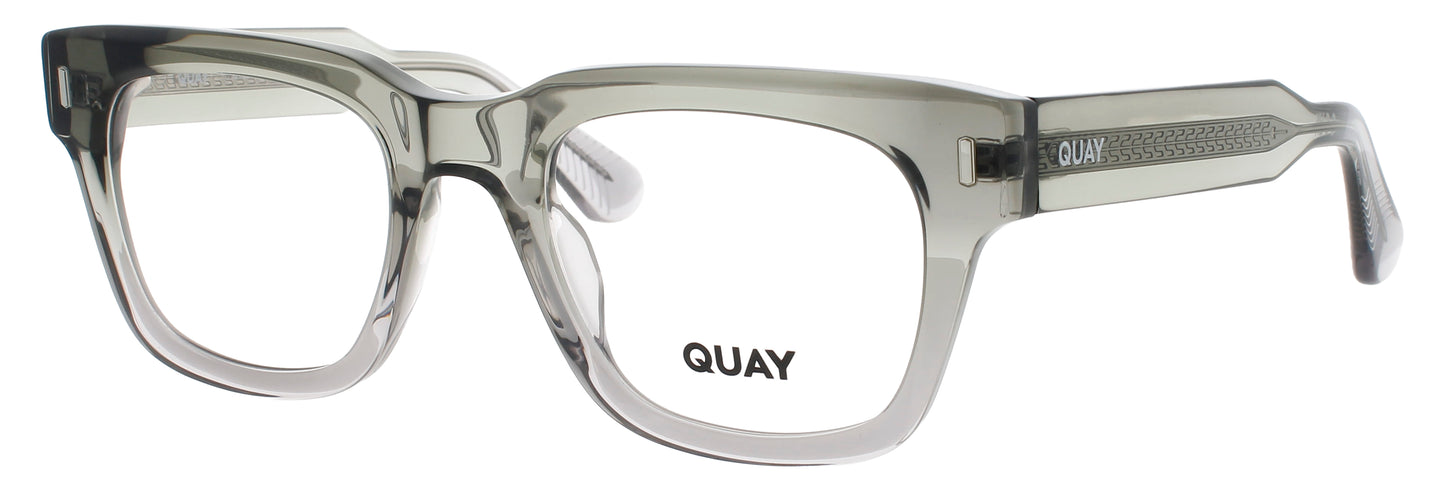 QUAY EXEC RX Frame CRYSTAL SAGE Lens DEMO