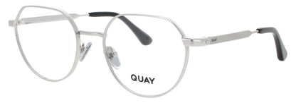 QUAY ON MUTE RX Frame SILVER Lens DEMO
