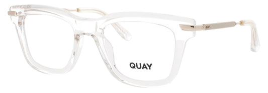 QUAY FIRST DRAFT RX Frame CRYSTAL Lens DEMO