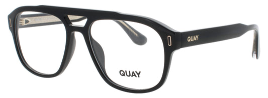 QUAY SPIN OFF RX Frame BLACK Lens DEMO