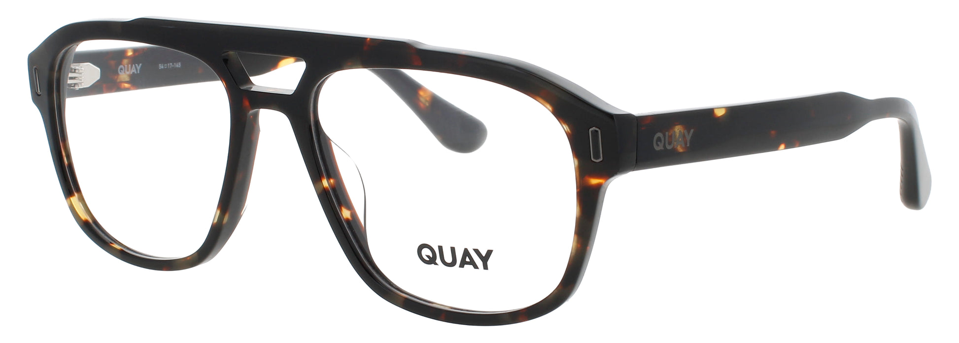 QUAY SPIN OFF RX Frame DARK TORTOISE Lens DEMO