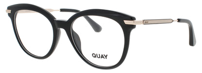 QUAY PENCIL ME IN RX Frame SHINY BLACK / GOLD Lens DEMO
